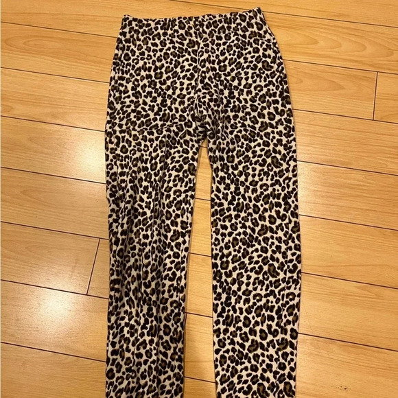 VELVET GRAHAM & SPENCER NEW Bristol Leopard Print Joggers Fleece Sweatpants S - Picture 3 of 10
